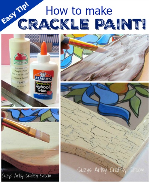 Save money! How to easily make your own Crackle Paint!